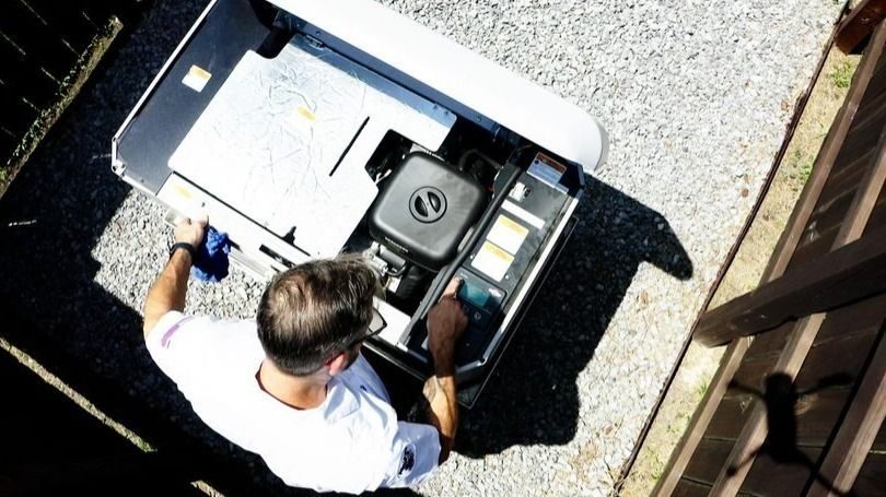 Generator inspection by a professional at Stuart
