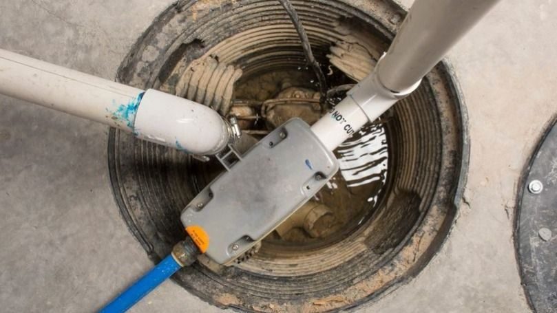 Back up sump pump installed by plumbing pro